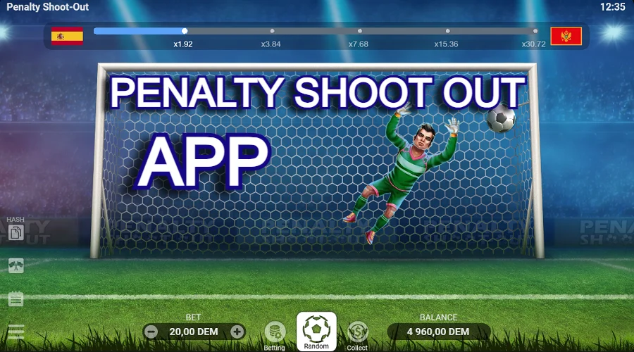 Penalty Shoot Out aplicación